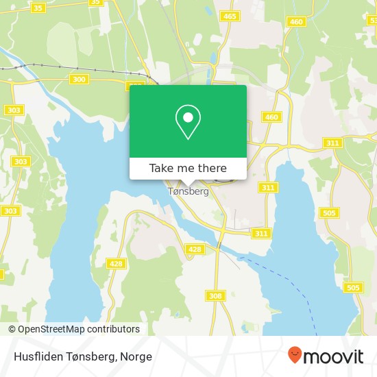 Husfliden Tønsberg kart