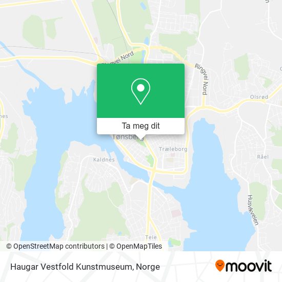 Haugar Vestfold Kunstmuseum kart
