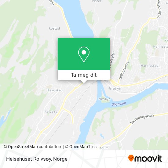 Helsehuset Rolvsøy kart