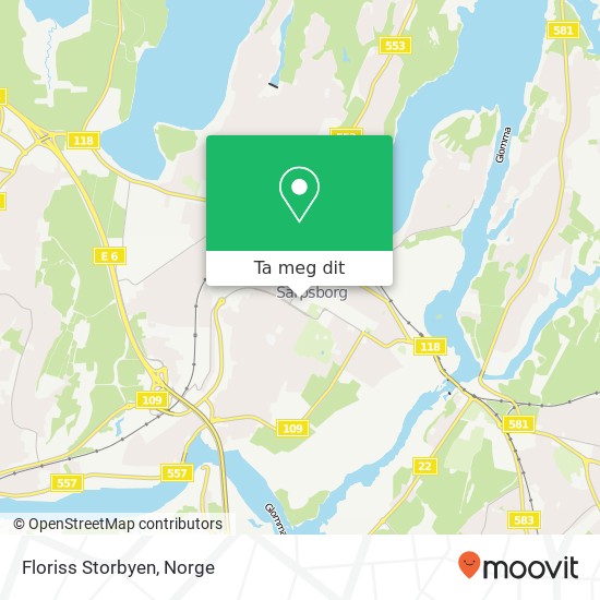 Floriss Storbyen kart