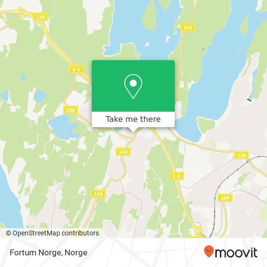 Fortum Norge kart