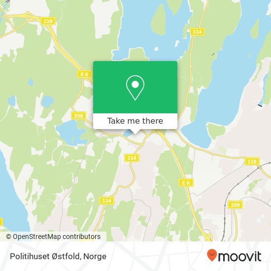 Politihuset Østfold kart