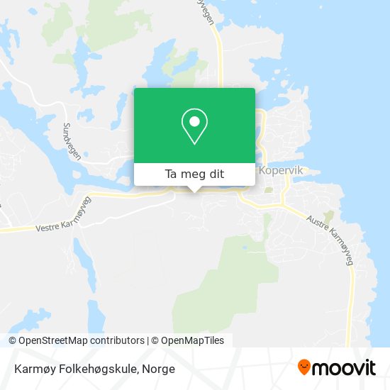 Karmøy Folkehøgskule kart