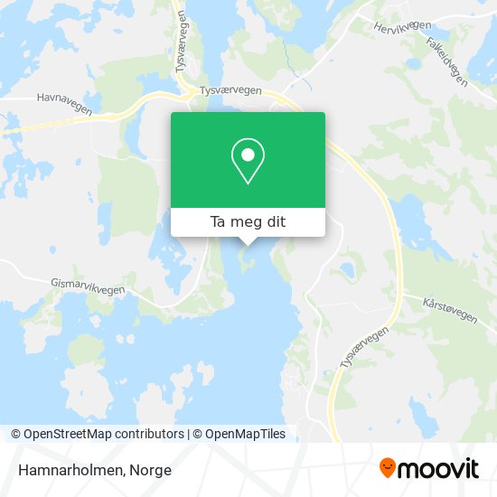 Hamnarholmen kart
