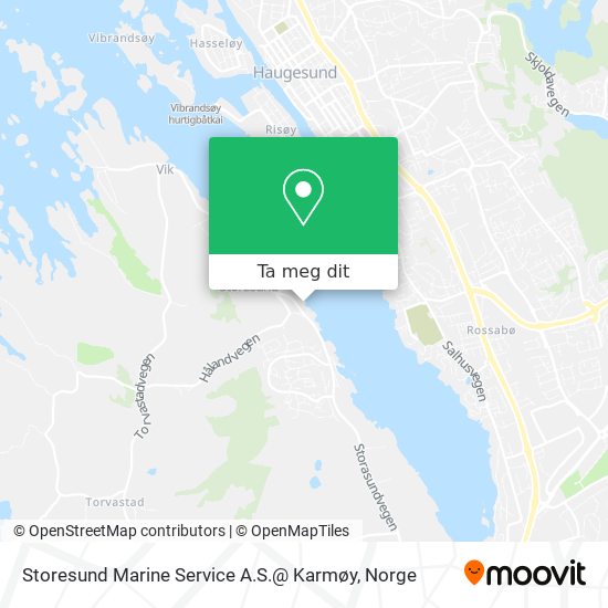 Storesund Marine Service A.S.@ Karmøy kart