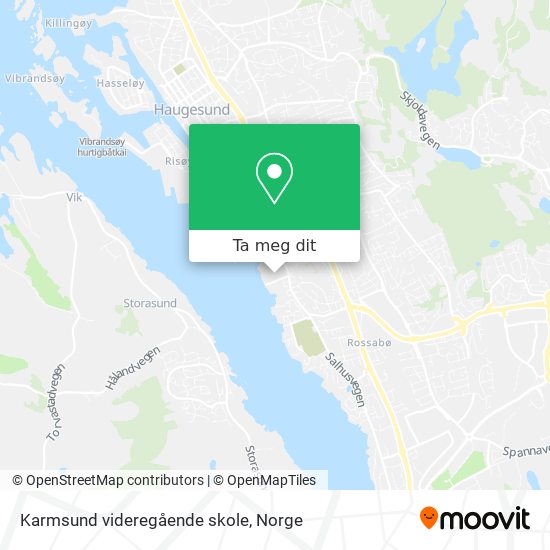 Karmsund videregående skole kart