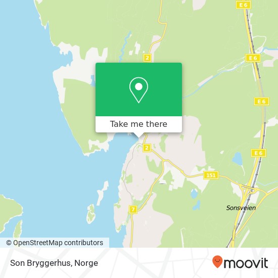 Son Bryggerhus kart