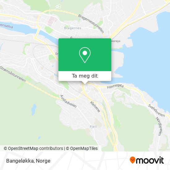 Bangeløkka kart