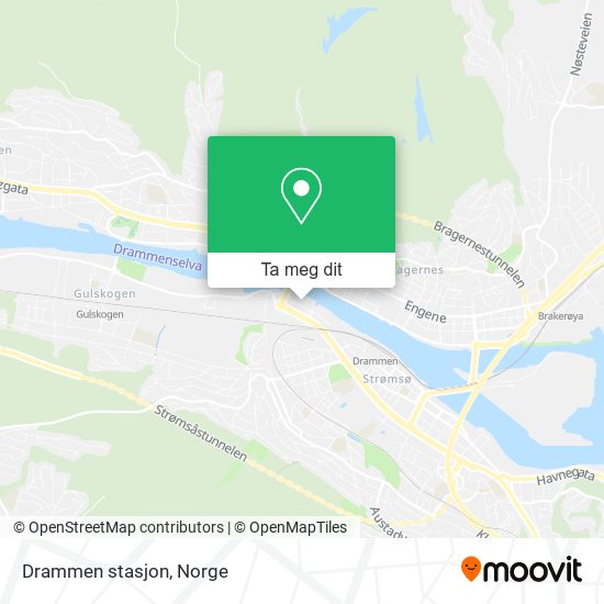 Drammen stasjon kart