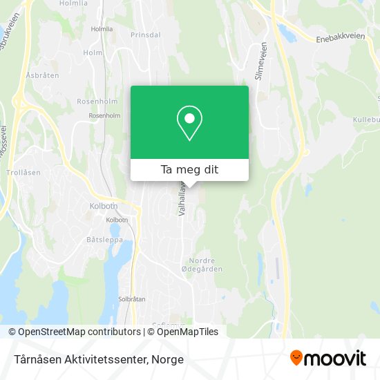 Tårnåsen Aktivitetssenter kart