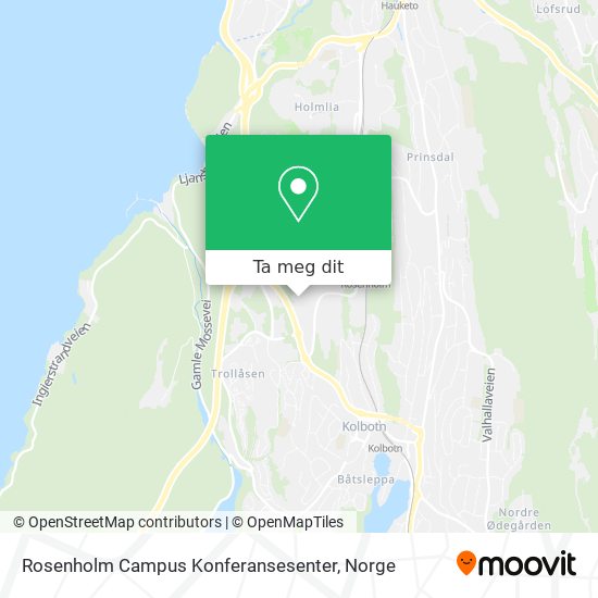 Rosenholm Campus Konferansesenter kart