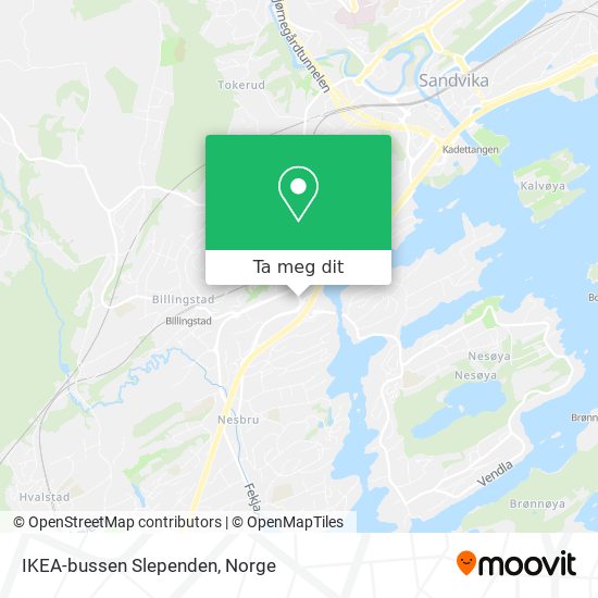 IKEA-bussen Slependen kart