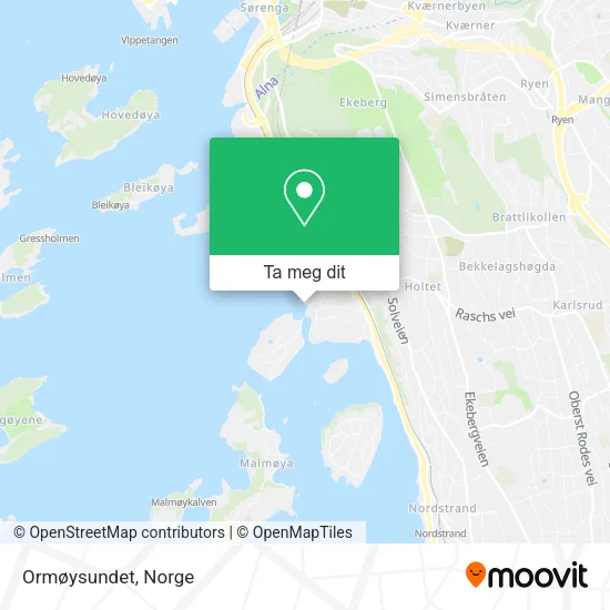 Ormøysundet kart