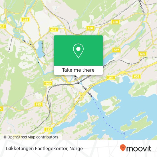 Løkketangen Fastlegekontor kart
