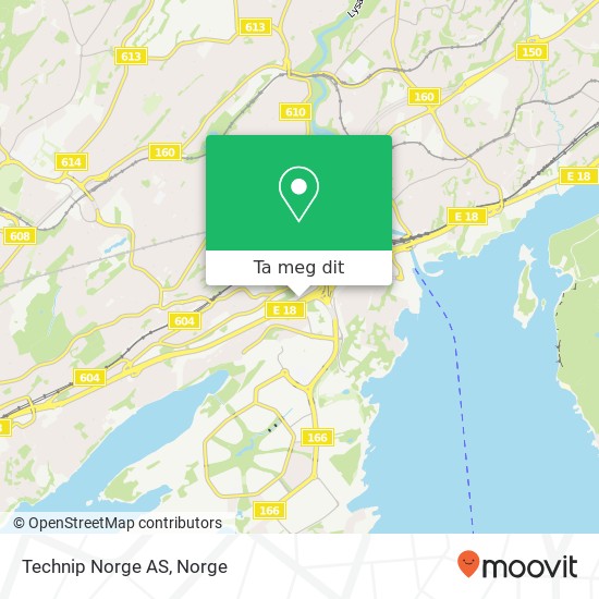 Technip Norge AS kart