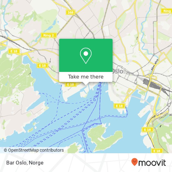 Bar Oslo kart