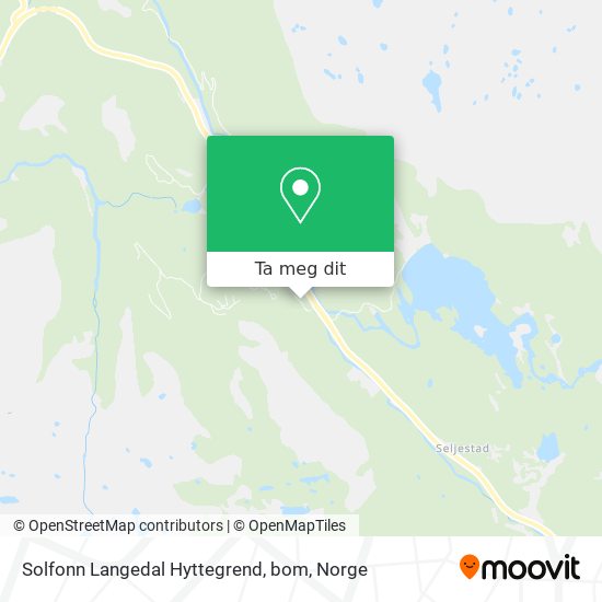 Solfonn Langedal Hyttegrend, bom kart