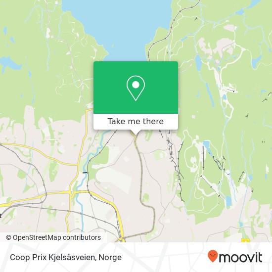 Coop Prix Kjelsåsveien kart