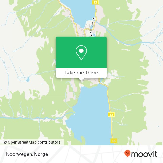 Noorwegen kart