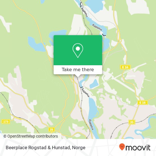 Beerplace Rogstad & Hunstad kart