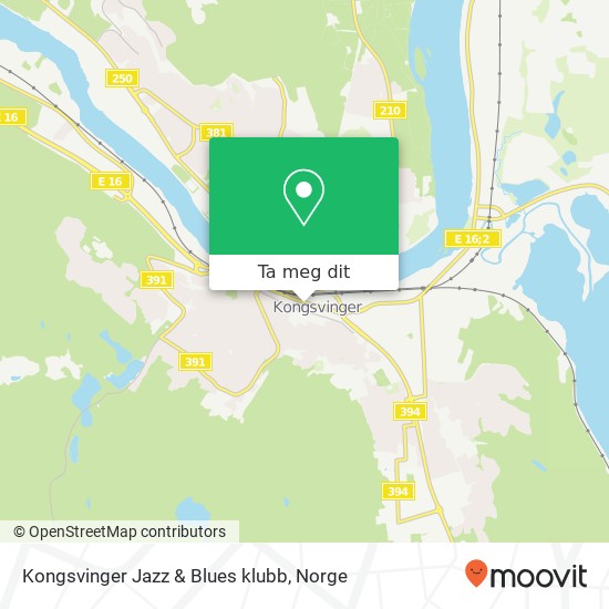Kongsvinger Jazz & Blues klubb kart