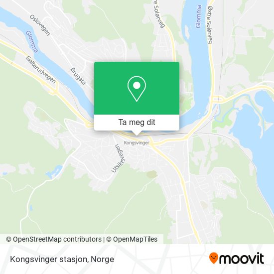 Kongsvinger stasjon kart