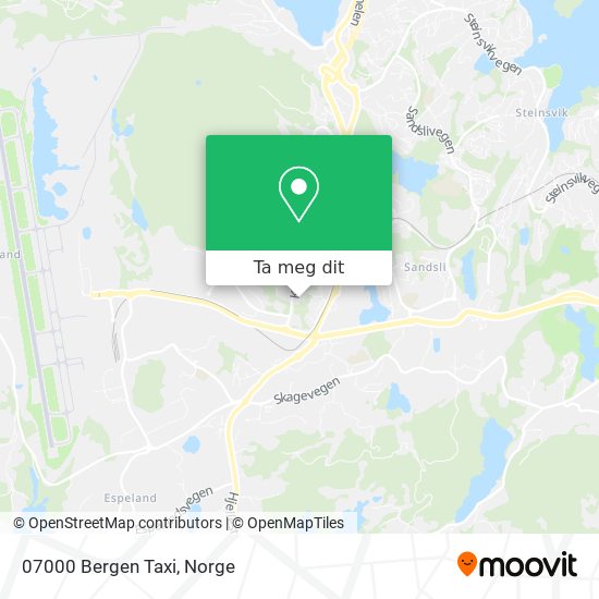 07000 Bergen Taxi kart