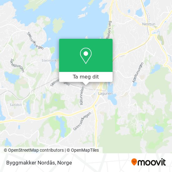 Byggmakker Nordås kart