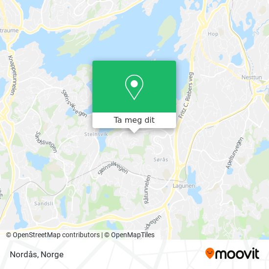 Nordås kart