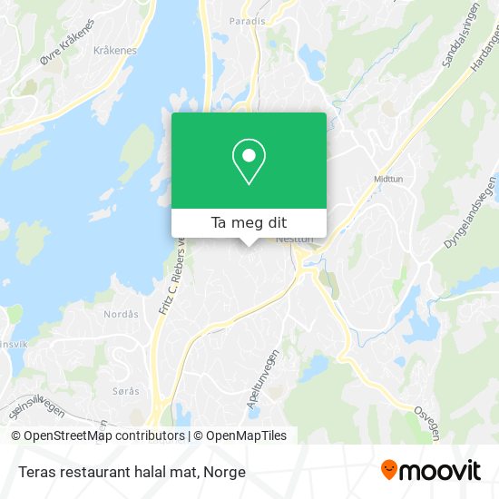 Teras restaurant halal mat kart