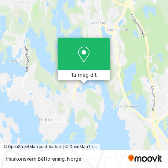 Haakonsvern Båtforening kart