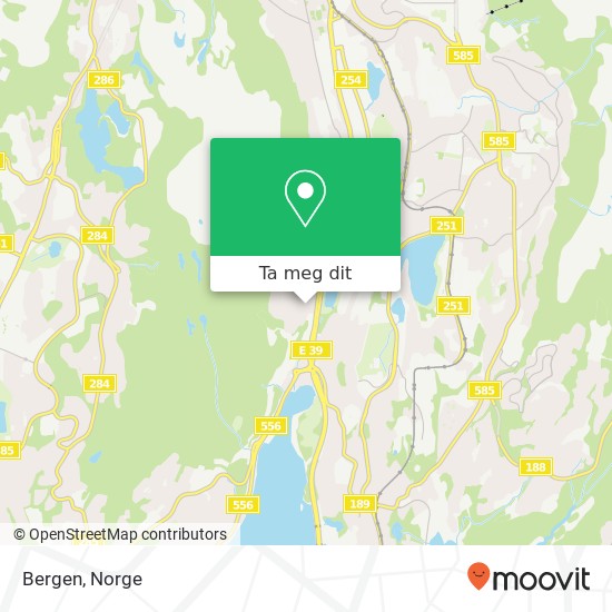 Bergen kart