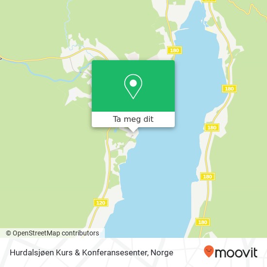 Hurdalsjøen Kurs & Konferansesenter kart