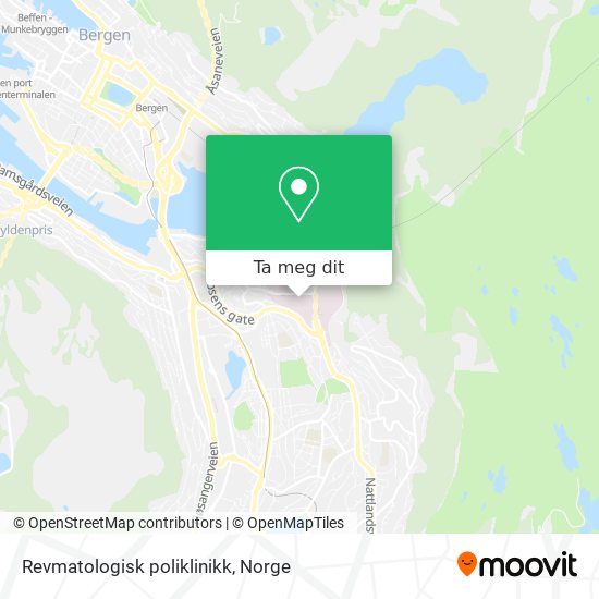 Revmatologisk poliklinikk kart