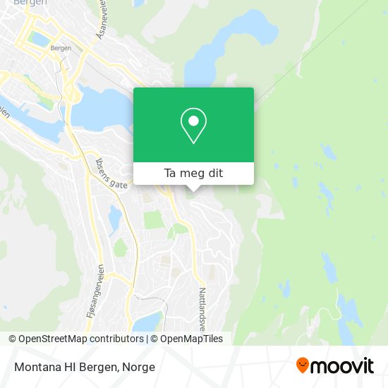 Montana HI Bergen kart