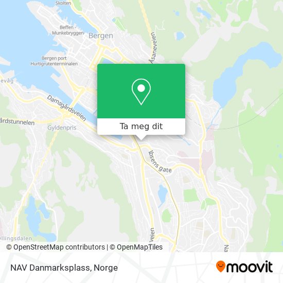 NAV Danmarksplass kart