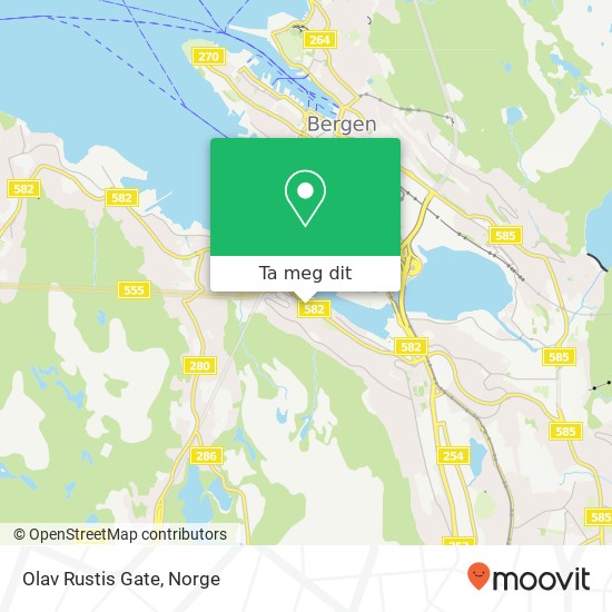 Olav Rustis Gate kart