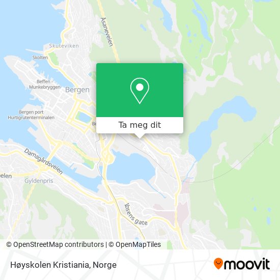 Høyskolen Kristiania kart