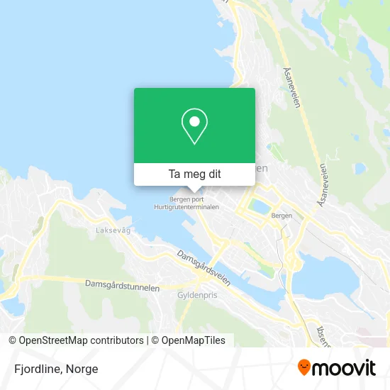 Fjordline kart