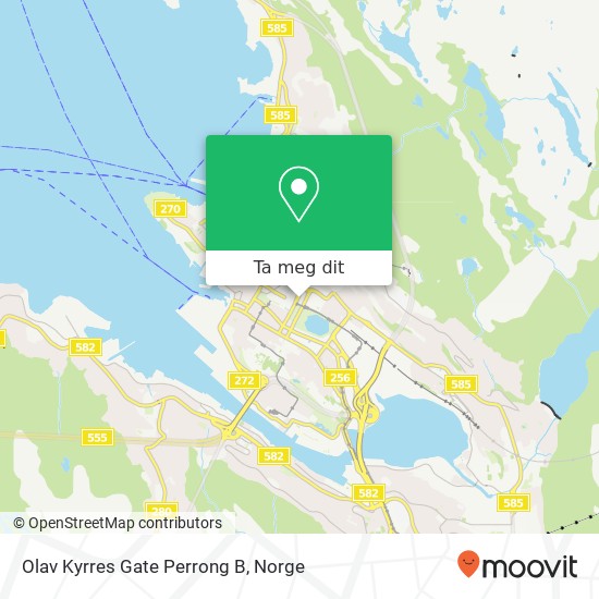 Olav Kyrres Gate Perrong B kart