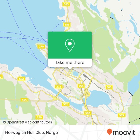 Norwegian Hull Club kart