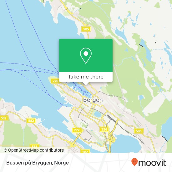 Bussen på Bryggen kart