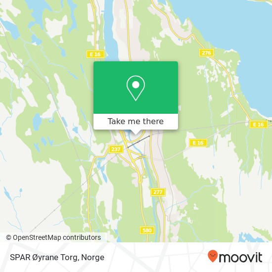 SPAR Øyrane Torg kart