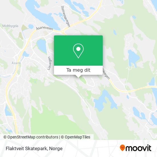 Flaktveit Skatepark kart