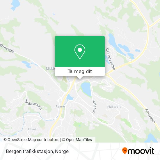 Bergen trafikkstasjon kart