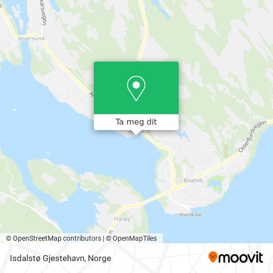 Isdalstø Gjestehavn kart