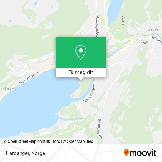 Hardanger kart