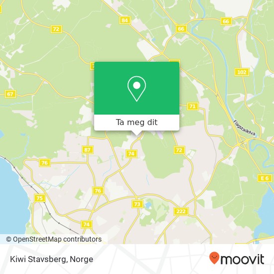 Kiwi Stavsberg kart
