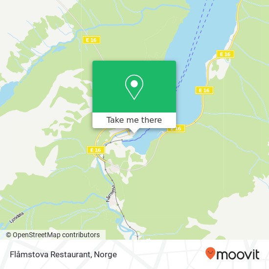 Flåmstova Restaurant kart