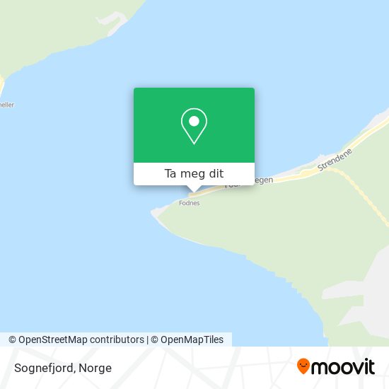 Sognefjord kart